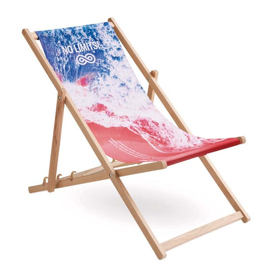 Chaise de plage classique avec housse amovible | Fabrication sur mesure
