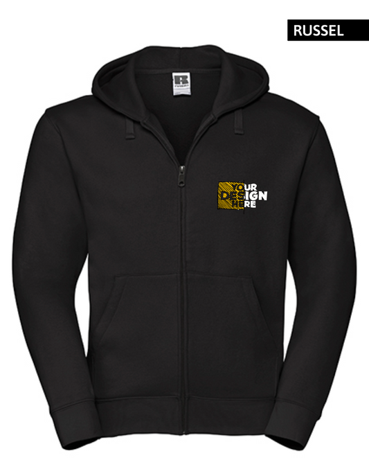 Sweat à capuche zippé Homme - Russell