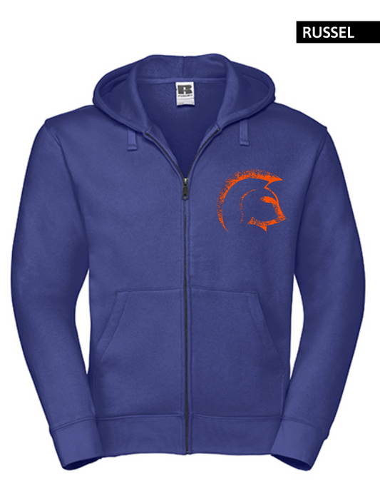 Sweat à capuche zippé Homme - Russell
