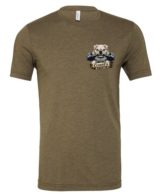 Shirts Heren Olive | Crossfit Dronten